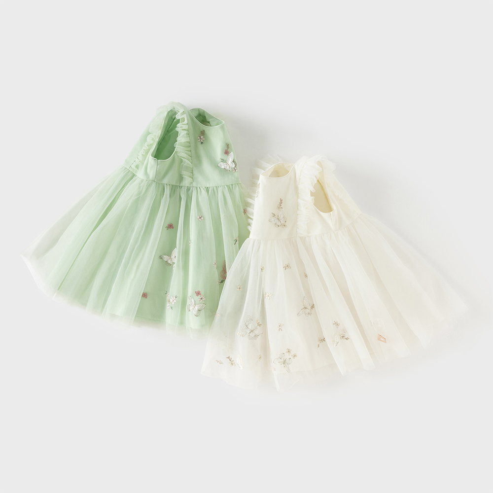 Gaun Putri Jaring Renda Bordir - Summer Clothing Baby Girl ulasan dan harga