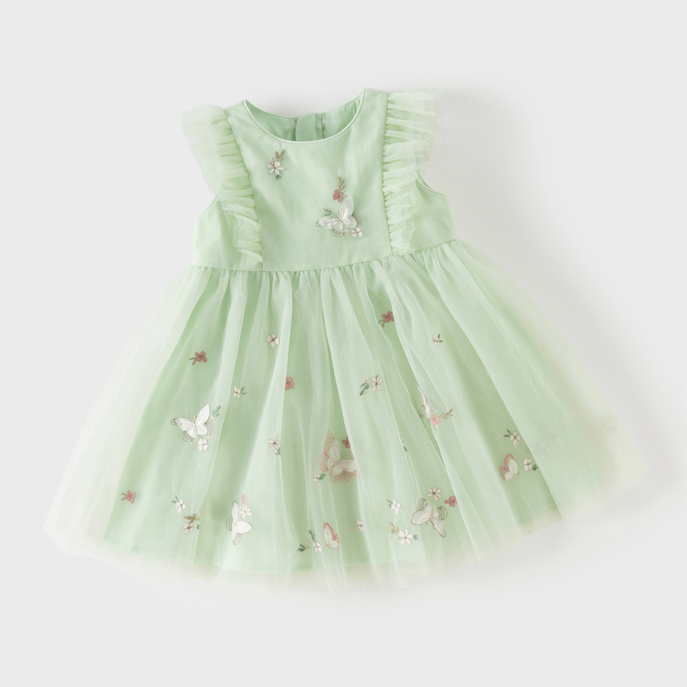 Gaun Putri Jaring Renda Bordir - Summer Clothing Baby Girl ulasan dan harga