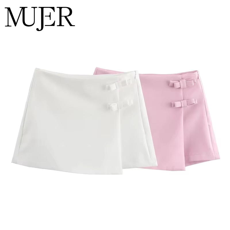 Rok Mini Pink Putih MUJER, Sko - Summer Zara ulasan dan harga