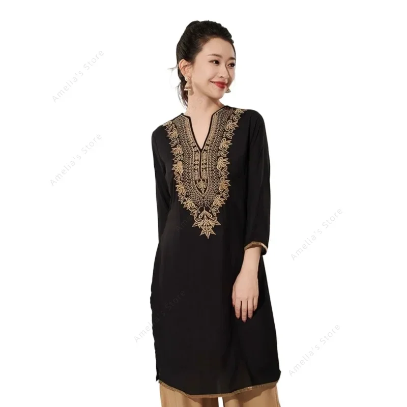 Blus Katun Bordir Tradisional  - Summer Clothing Pakistan ulasan dan harga