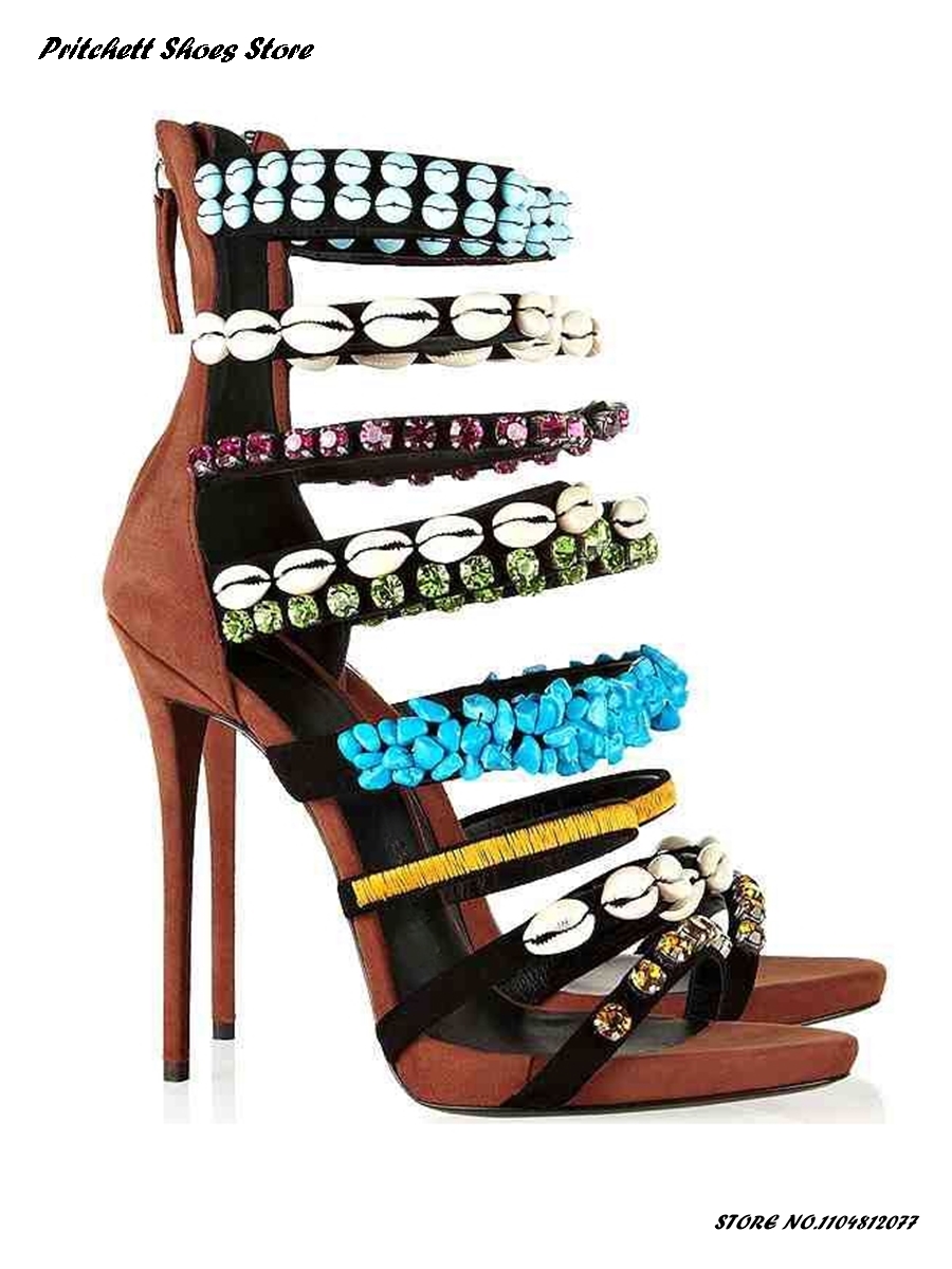 Sandal Modern Wanita dengan Hi - Summer Clothing Stores ulasan dan harga