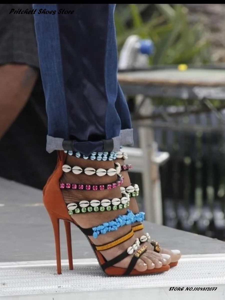 Sandal Modern Wanita dengan Hi - Summer Clothing Stores ulasan dan harga