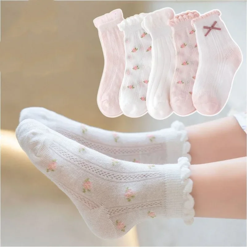 Kaus Kaki Anak-anak 5 Pasang/L - Summer Clothing Baby Girl ulasan dan harga