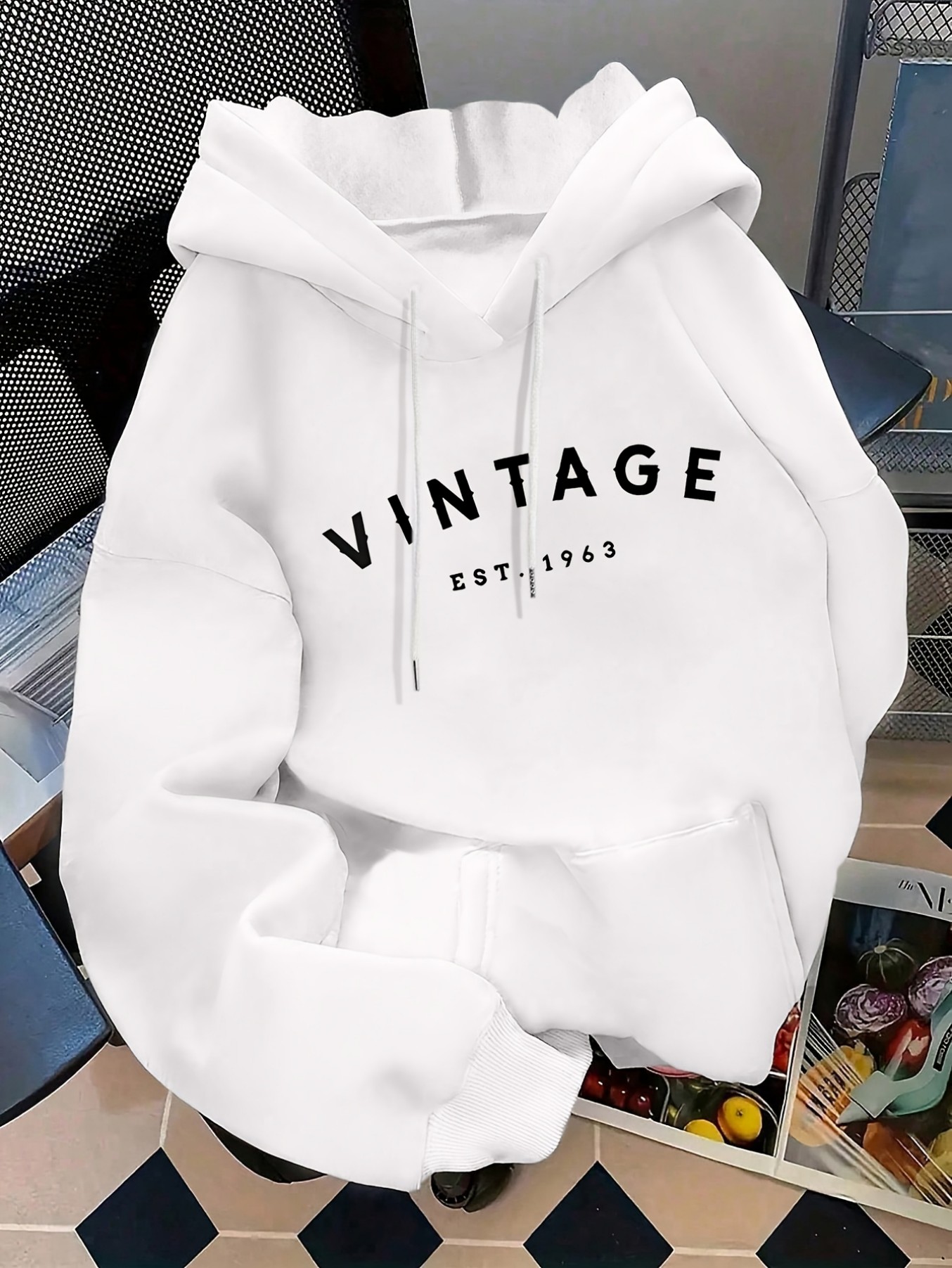 Sweatshirt Kasual Wanita denga - Summer Clothing Drawing ulasan dan harga