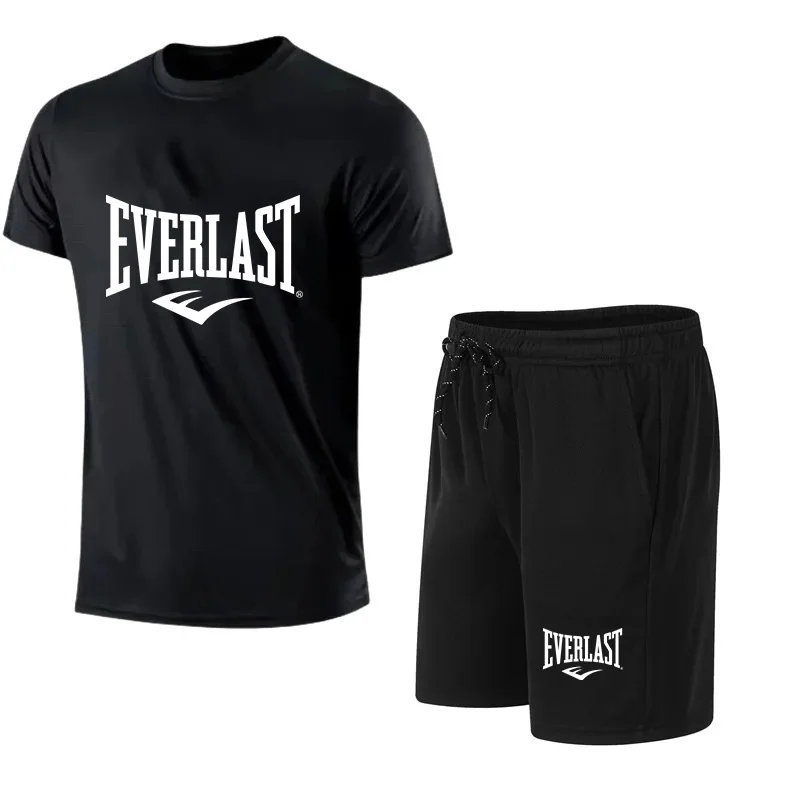 Kaos Pria + Celana Pendek Set  - Summer Clothing Brands ulasan dan harga