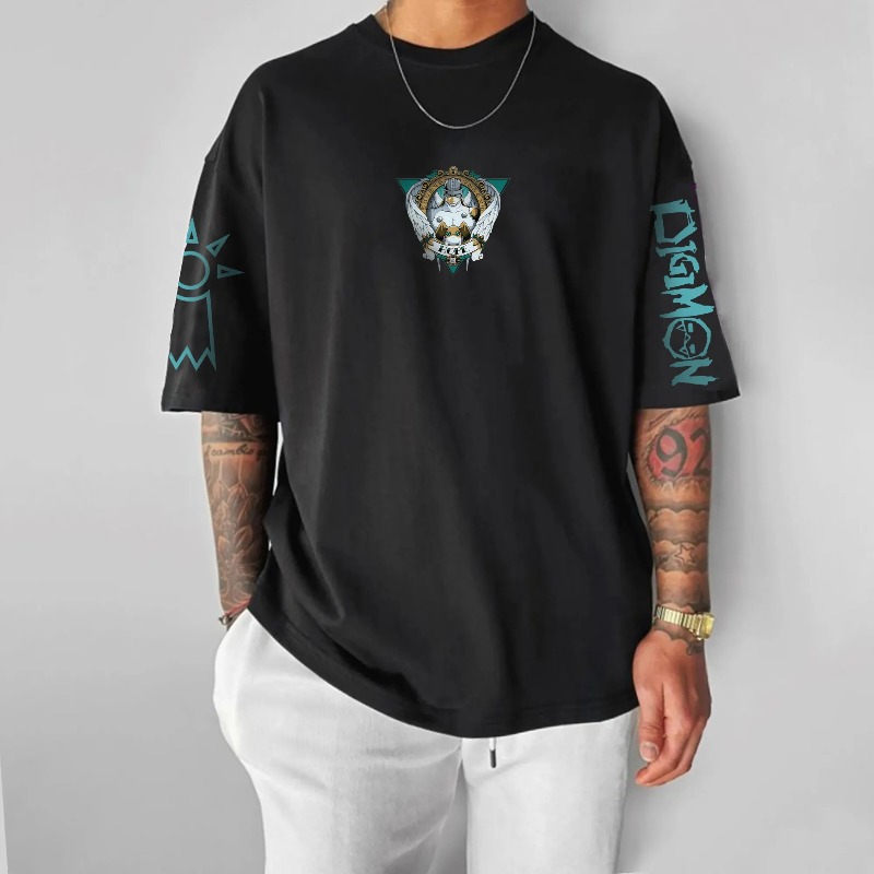Kaos Angemon 100% Katun Bermot - Summer Clothing Brands ulasan dan harga